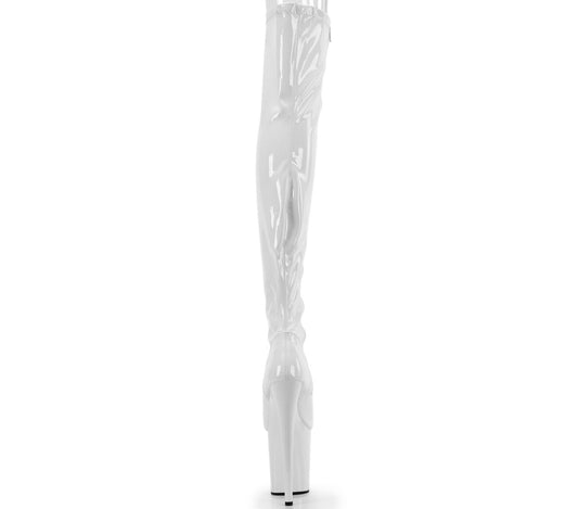 【PLEASER】FLAMINGO-3000 プラットフォームシューズ Wht Str Pat/Wht【取寄】