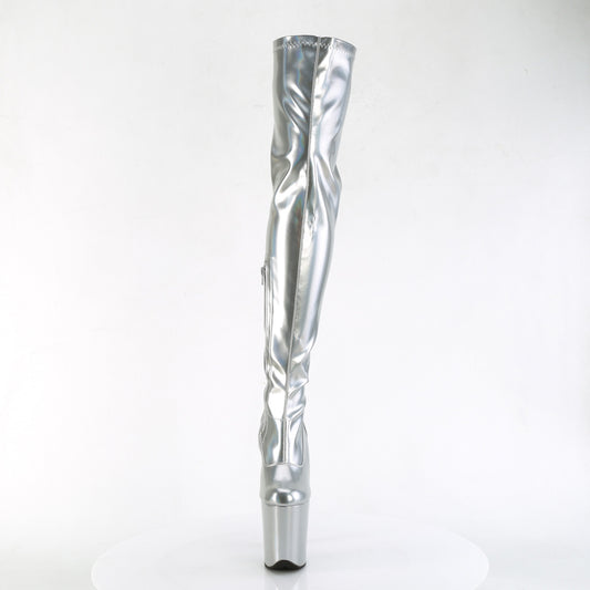【PLEASER】FLAMINGO-3000HWR プラットフォームシューズ Slv Str. Holo/Slv Holo【取寄】