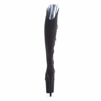 【PLEASER】FLAMINGO-3014FS シューズ Blk Faux Suede/Blk Faux Suede【取寄】