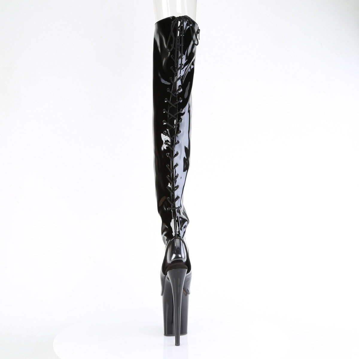 【PLEASER】FLAMINGO-3017 シューズ Blk Str Pat/Blk【取寄】