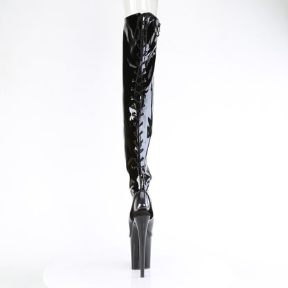 【PLEASER】FLAMINGO-3017 プラットフォームシューズ Blk Str Pat/Blk【取寄】