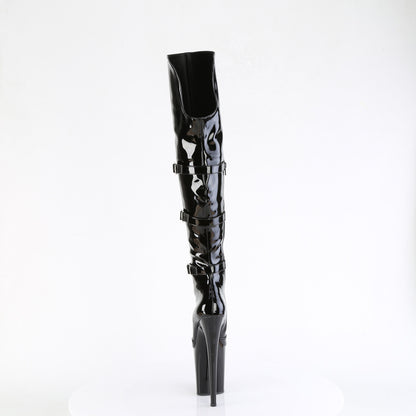 【PLEASER】FLAMINGO-3018 シューズ Blk Str. Pat/Blk【取寄】