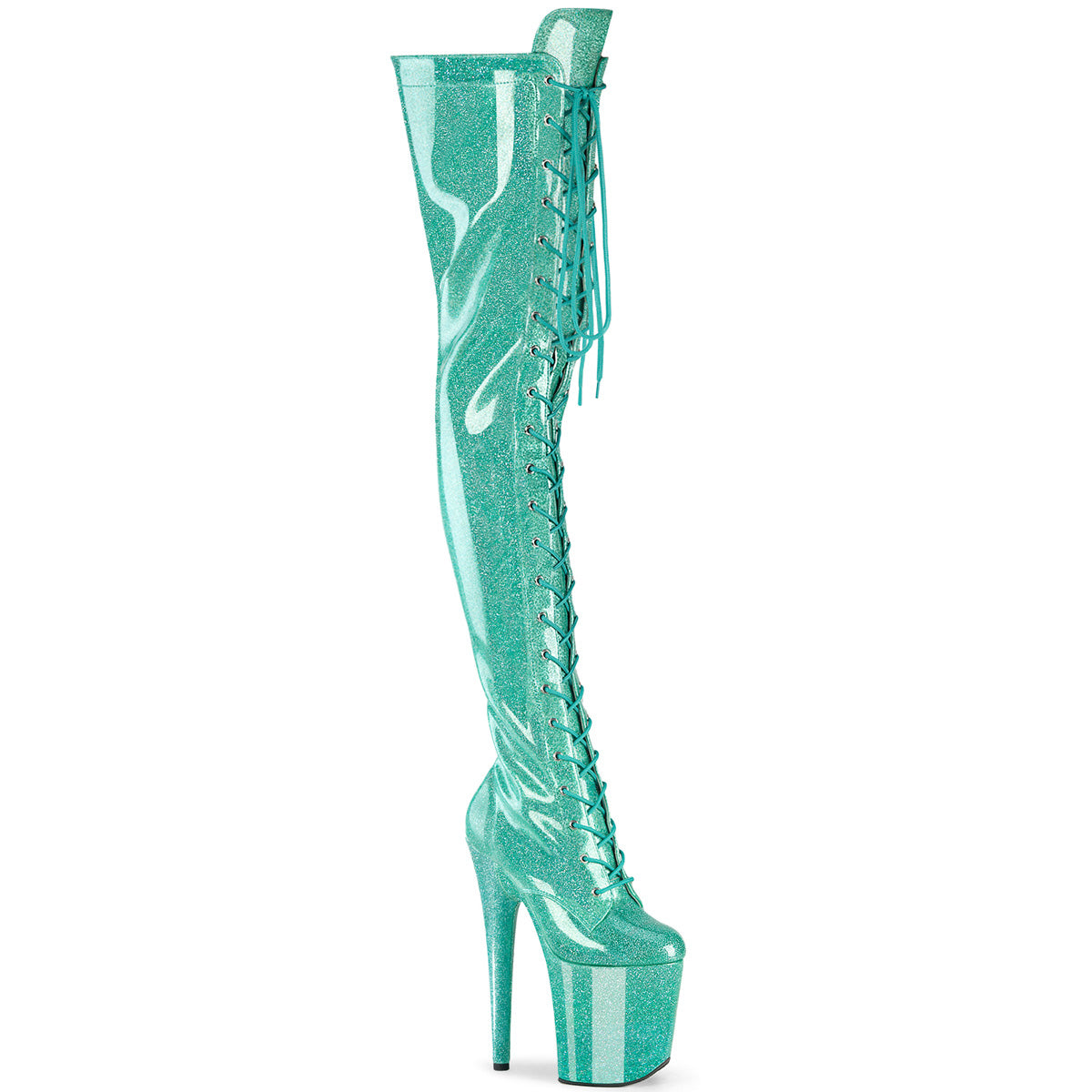【PLEASER】FLAMINGO-3020GP シューズ Aqua Glitter Pat/M【取寄】