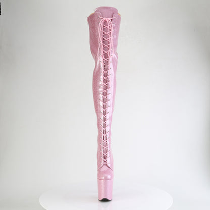 【PLEASER】FLAMINGO-3020GP シューズ B. Pink Glitter Pat/M【取寄】