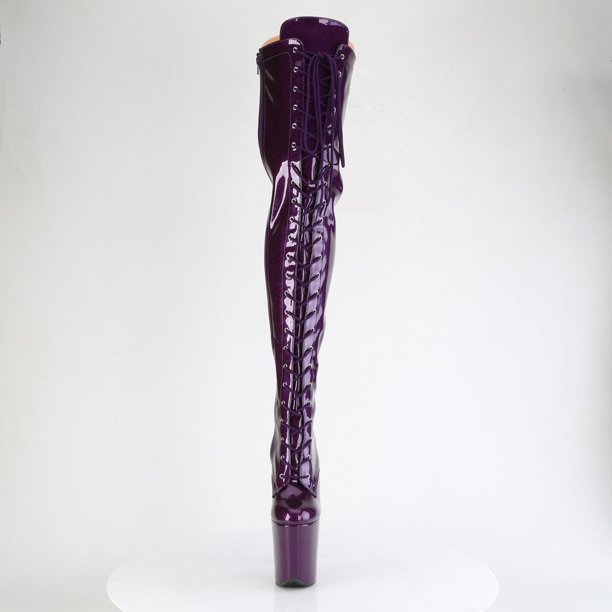【PLEASER】FLAMINGO-3020GP シューズ Purple Glitter Pat/M【取寄】