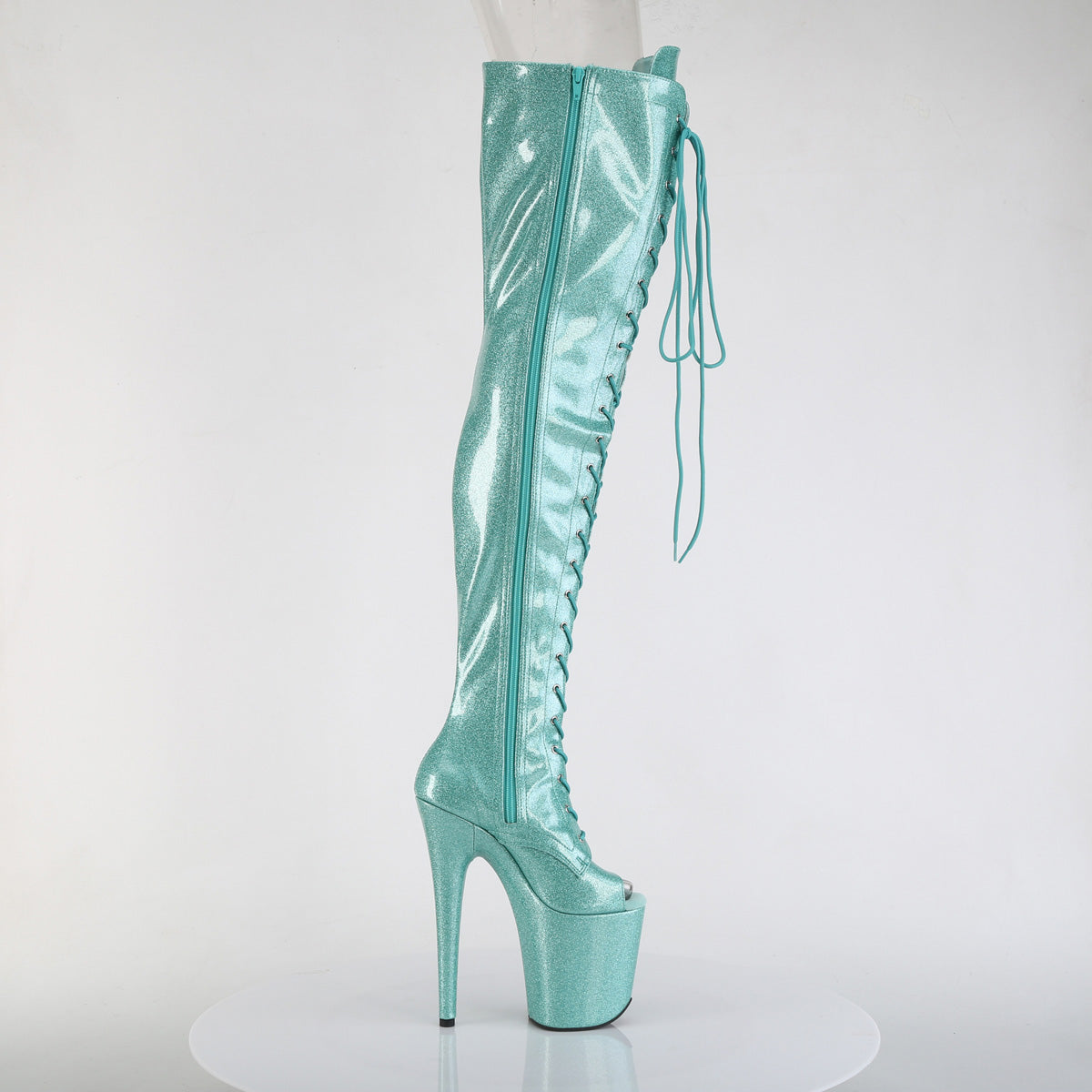 【PLEASER】FLAMINGO-3021GP シューズ Aqua Glitter Pat/M【取寄】