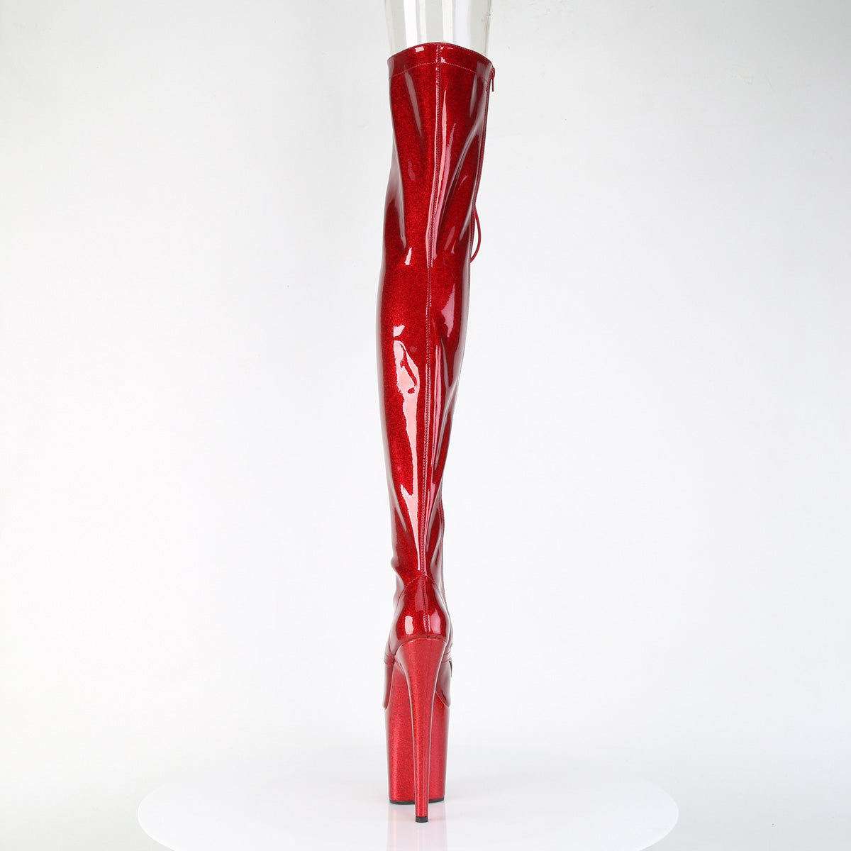 【PLEASER】FLAMINGO-3021GP シューズ Red Glitter Pat/M【取寄】