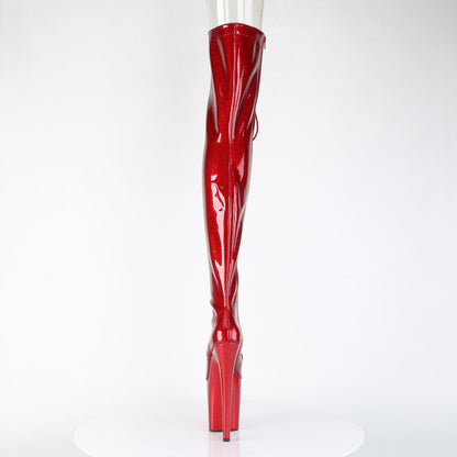 【PLEASER】FLAMINGO-3021GP シューズ Red Glitter Pat/M【取寄】