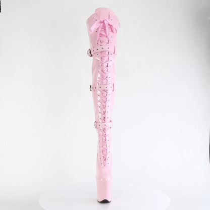 【PLEASER】FLAMINGO-3028 シューズ B. Pink Str. Pat/B. Pink【取寄】