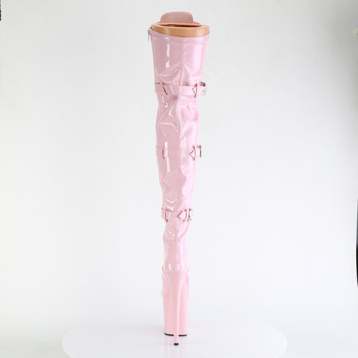 【PLEASER】FLAMINGO-3028 シューズ B. Pink Str. Pat/B. Pink【取寄】