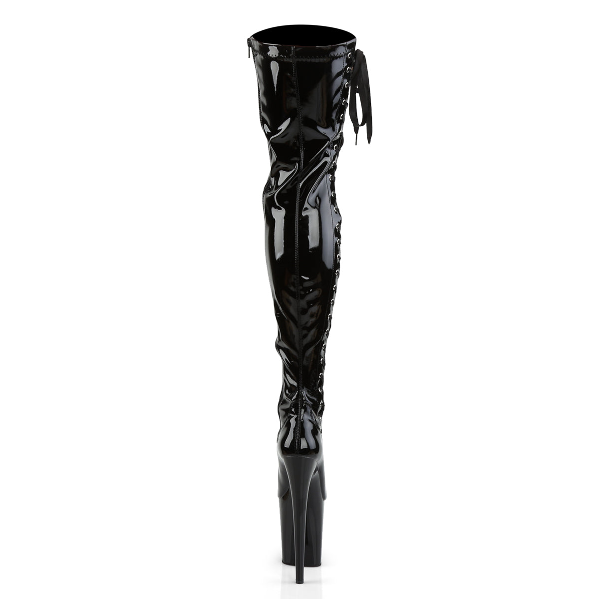 【PLEASER】FLAMINGO-3050 シューズ Blk Str Pat/Blk【取寄】