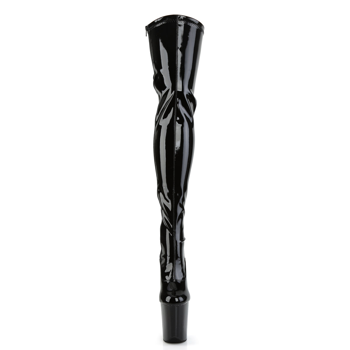 【PLEASER】FLAMINGO-3063 プラットフォームシューズ Blk Str Pat/Blk【取寄】