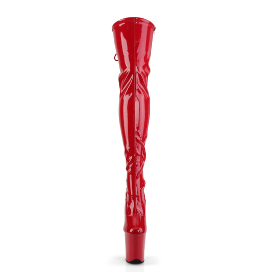 【PLEASER】FLAMINGO-3063 プラットフォームシューズ Red Str Pat/Red【取寄】
