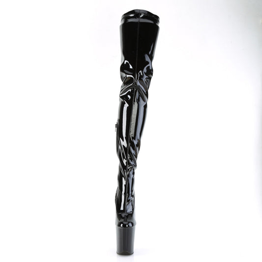 【PLEASER】FLAMINGO-4000 プラットフォームシューズ Blk Str. Pat/Blk【取寄】