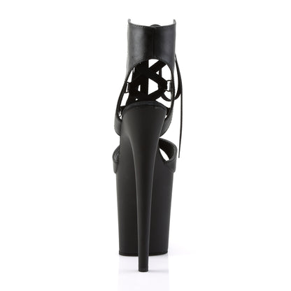 【PLEASER】FLAMINGO-800-14 シューズ Blk Faux Leather/Blk Matte【取寄】