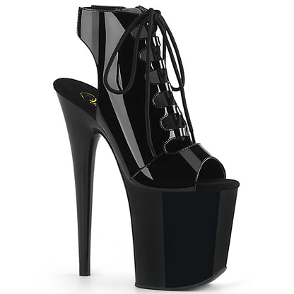 【PLEASER】FLAMINGO-800-20 シューズ Blk Pat/Blk【取寄】
