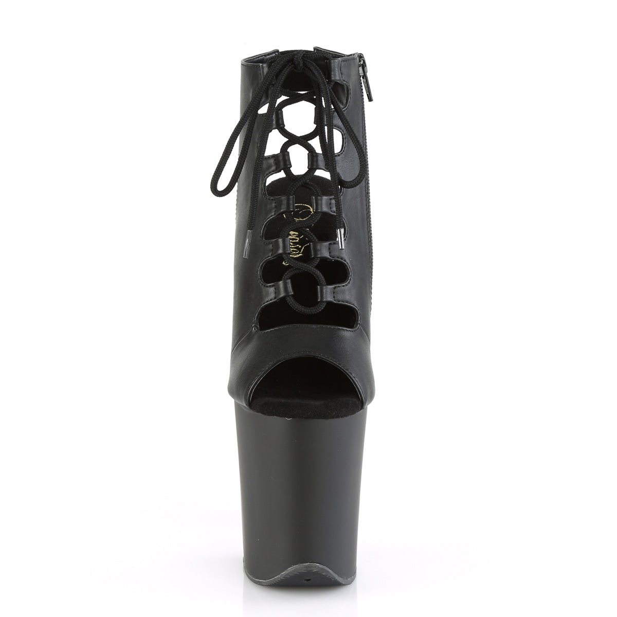 【PLEASER】FLAMINGO-800-20 シューズ Blk Faux Leather/Blk Matte【取寄】