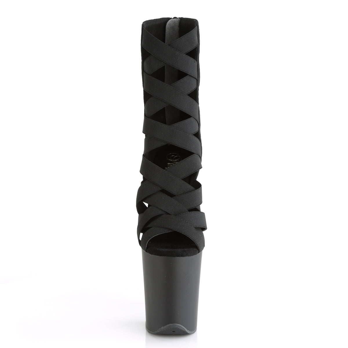 【PLEASER】FLAMINGO-800-24 シューズ Blk Elastic Band-Microfiber/Blk Matte【取寄】