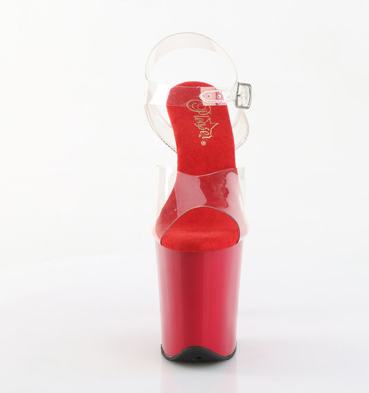 【PLEASER】FLAMINGO-808 プラットフォームシューズ Clr/Red【取寄】