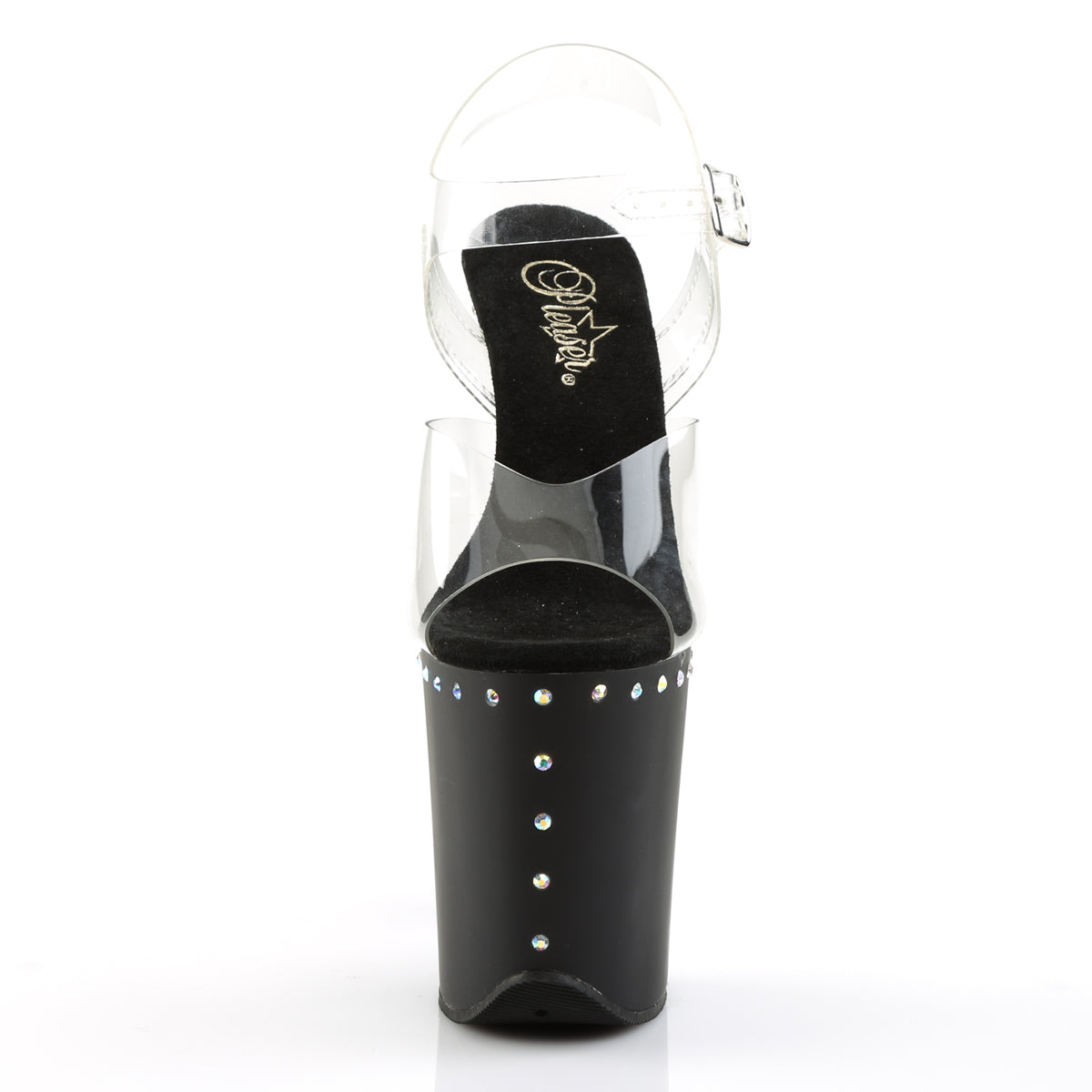 【PLEASER】FLAMINGO-808ABLS シューズ Clr/Blk Matte【取寄】