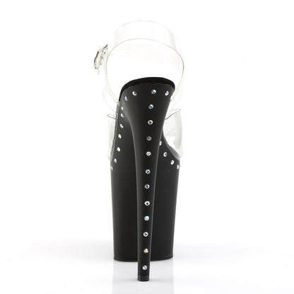 【PLEASER】FLAMINGO-808ABLS プラットフォームシューズ Clr/Blk Matte【取寄】