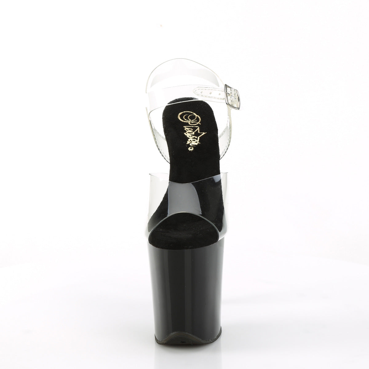 【PLEASER】FLAMINGO-808CRS-2 シューズ Clr/Blk-Slv RS【取寄】