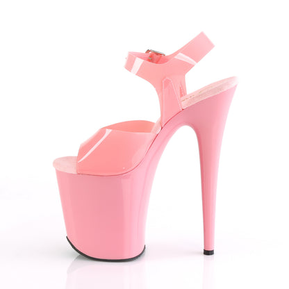 【PLEASER】FLAMINGO-808N プラットフォームシューズ Baby Pink (Jelly-Like) TPU/Baby Pink【取寄】