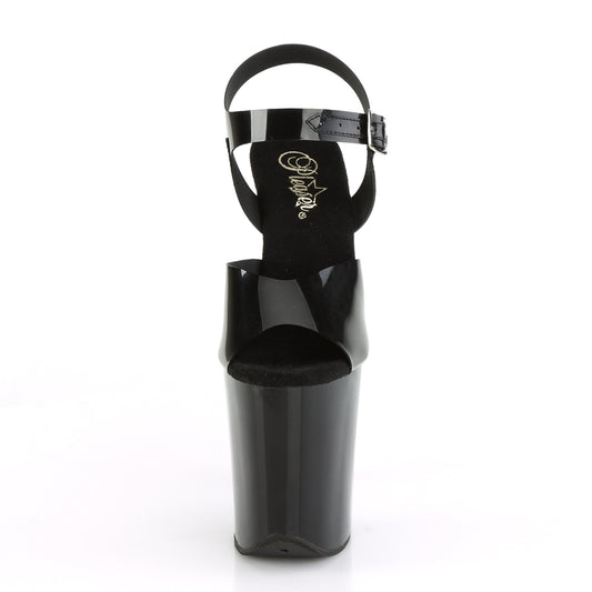 【PLEASER】FLAMINGO-808N プラットフォームシューズ Blk (Jelly-Like) TPU/Blk【取寄】