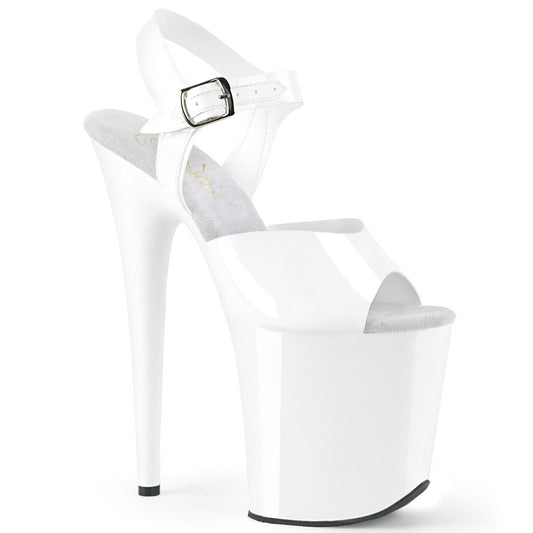 【PLEASER】FLAMINGO-808N シューズ Wht (Jelly-Like) TPU/Wht【取寄】