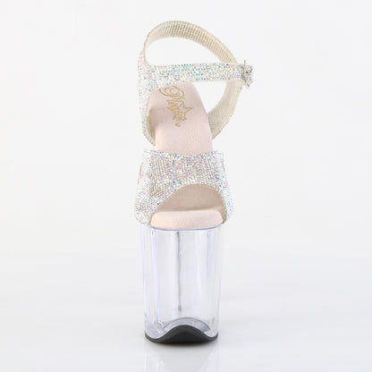 【PLEASER】FLAMINGO-808N-RS シューズ Slv AB RS-TPU/Clr【取寄】
