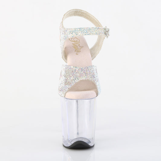 【PLEASER】FLAMINGO-808N-RS シューズ Slv AB RS-TPU/Clr【取寄】