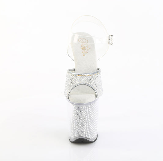 【PLEASER】FLAMINGO-808PREM-RSN シューズ Clr TPU-Slv RS/Slv SRS【取寄】
