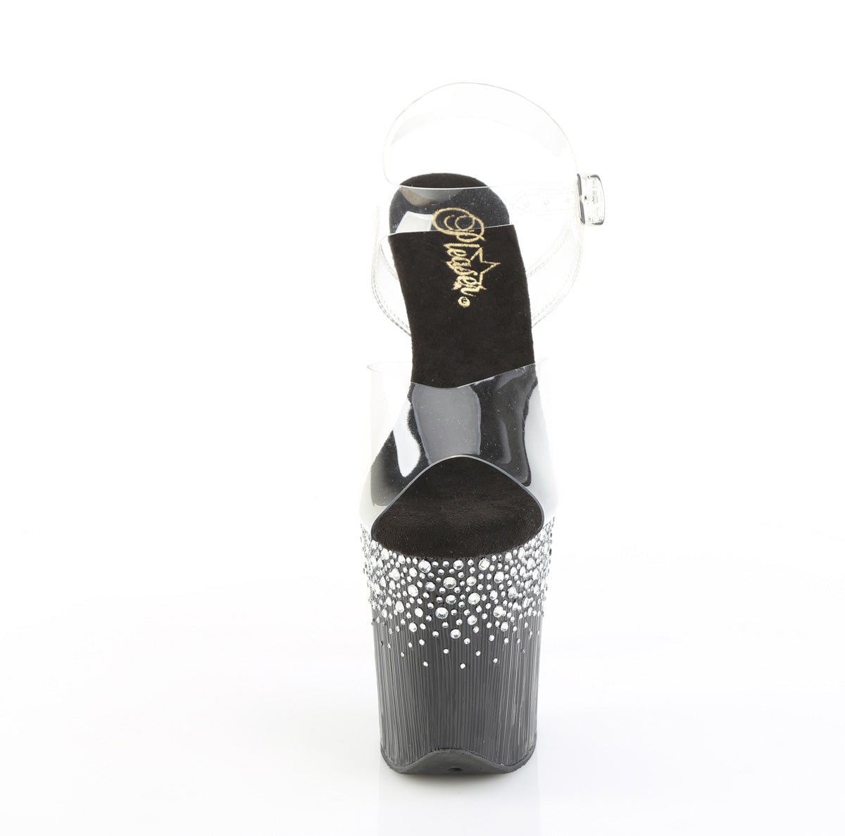 【PLEASER】FLAMINGO-808SPKL-02 シューズ Clr/Blk-Slv RS【取寄】