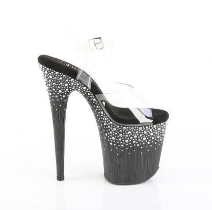 【PLEASER】FLAMINGO-808SPKL-02 シューズ Clr/Blk-Slv RS【取寄】