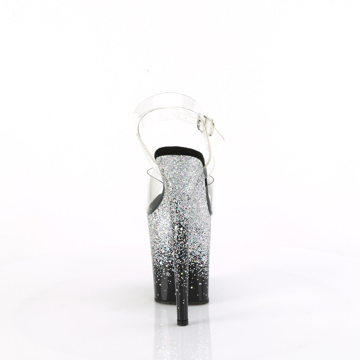【PLEASER】FLAMINGO-808SS シューズ Clr/Blk-Slv Multi Glitter【取寄】