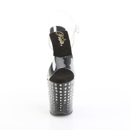 【PLEASER】FLAMINGO-808TDRS シューズ Clr/Blk-Slv RS【取寄】