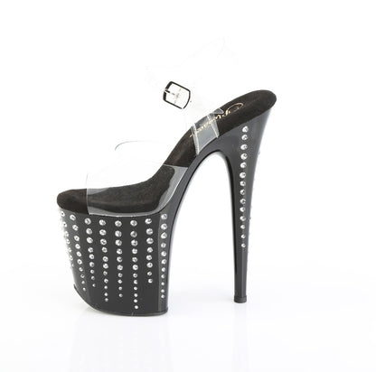 【PLEASER】FLAMINGO-808TDRS シューズ Clr/Blk-Slv RS【取寄】