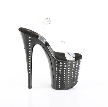 【PLEASER】FLAMINGO-808TDRS シューズ Clr/Blk-Slv RS【取寄】