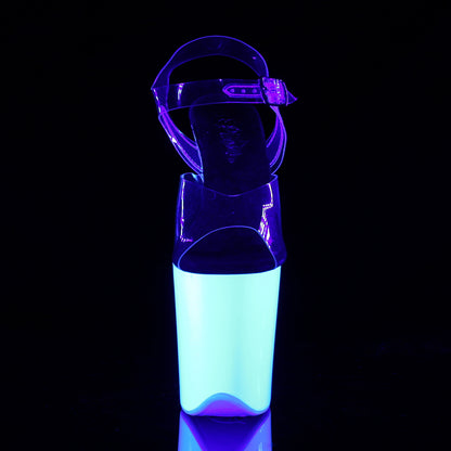 【PLEASER】FLAMINGO-808UV プラットフォームシューズ Clr/Neon Wht【取寄】