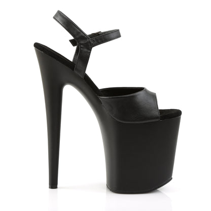 【PLEASER】FLAMINGO-809 シューズ Blk Faux Leather/Blk Matte【取寄】