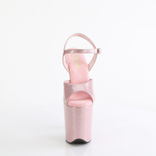 【PLEASER】FLAMINGO-809GP シューズ B. Pink Glitter Pat/M【取寄】