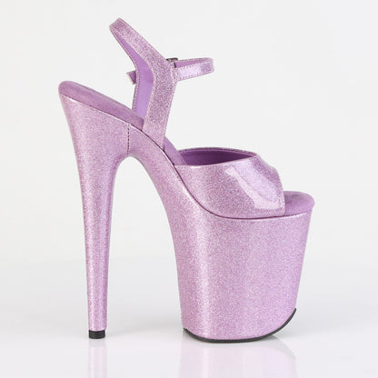 【PLEASER】FLAMINGO-809GP シューズ Lilac Glitter Pat/M【取寄】
