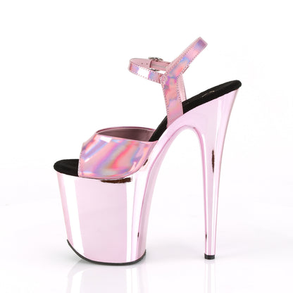 【PLEASER】FLAMINGO-809HG プラットフォームシューズ B. Pink Hologram/B. Pink Chrome【取寄】