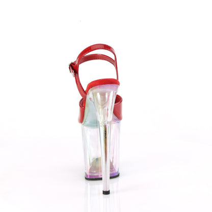 【PLEASER】FLAMINGO-809HT プラットフォームシューズ Red Holo Pat/Holo Tinted【取寄】