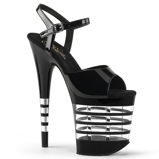 【PLEASER】FLAMINGO-809LN プラットフォームシューズ Blk Pat/Blk【取寄】