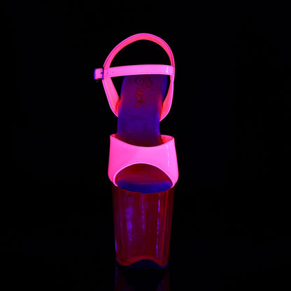 【PLEASER】FLAMINGO-809UVT シューズ Neon H. Pink Pat/H. Pink Tinted【取寄】