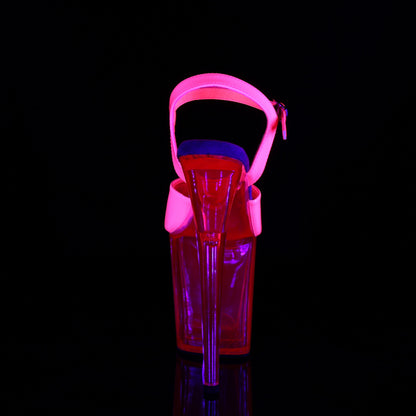【PLEASER】FLAMINGO-809UVT シューズ Neon H. Pink Pat/H. Pink Tinted【取寄】