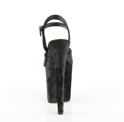 【PLEASER】FLAMINGO-809WR シューズ Blk Shimmering Fabric/Blk【取寄】