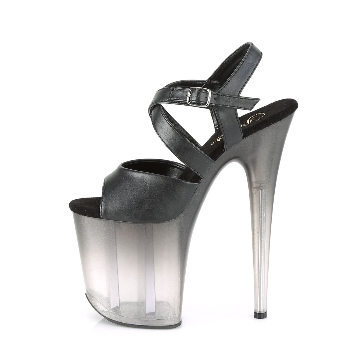 【PLEASER】FLAMINGO-822T シューズ Blk Faux Leather/Faded Blk【取寄】