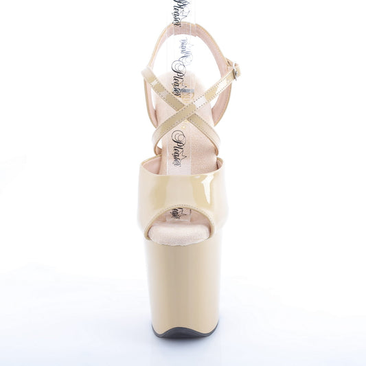 【PLEASER】FLAMINGO-824 シューズ Cream Pat/Cream【取寄】
